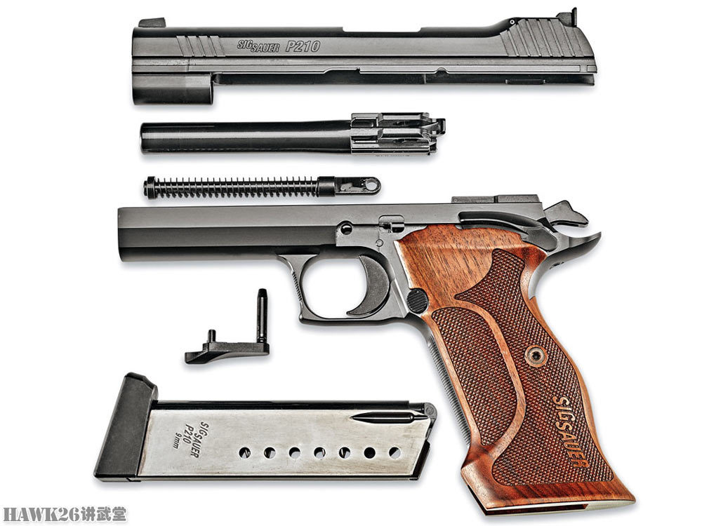 评测:西格绍尔p210"目标"手枪 美国制造能否匹敌欧洲经典?