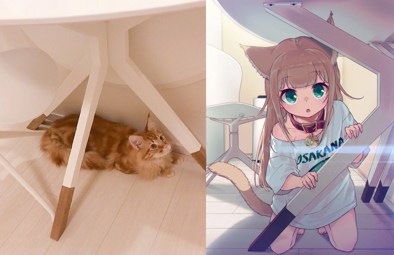 猫耳娘属性大受欢迎,40原老师绘制"与猫耳娘的幸福生活"