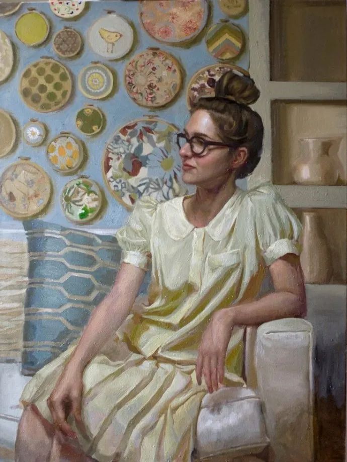 美国现代具象主义女画家油画︱玛丽·索尔的作品