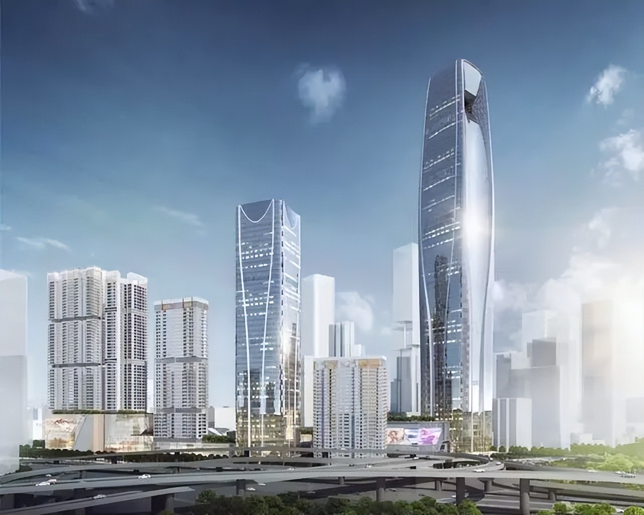 407米!深圳"罗湖金融创新广场"冲出地面!