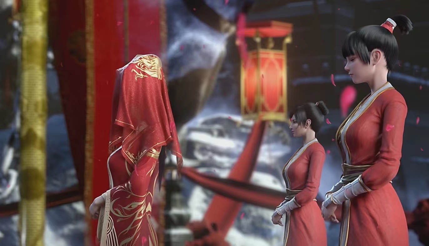 云韵大婚照曝光,可以确定两件事,斗破苍穹官方终于是急了