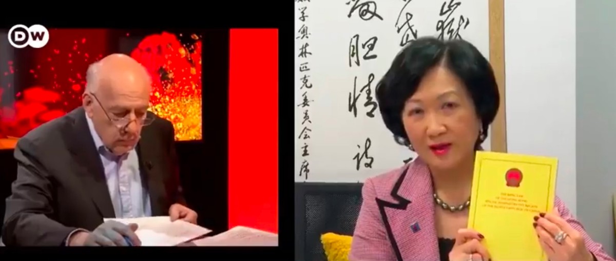 为香港正名！香港立法会议员叶刘淑仪怒怼德媒“傲慢与偏见”