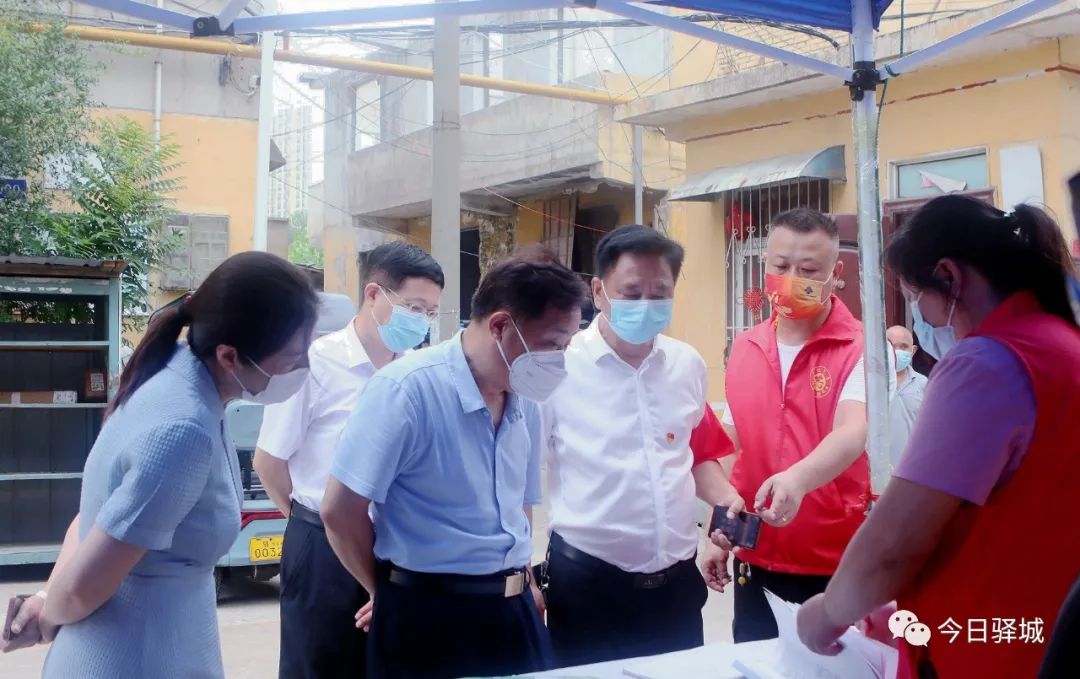 郑玉林深入驿城区调研督导疫情防控工作