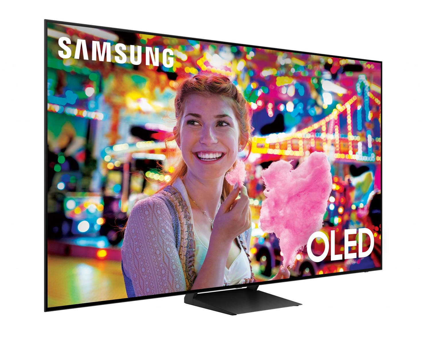 三星83英寸class s90c oled 4k智能电视亮相