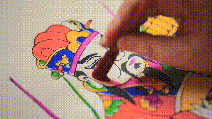 世界看湖南贴一张滩头年画才是真正的中国年