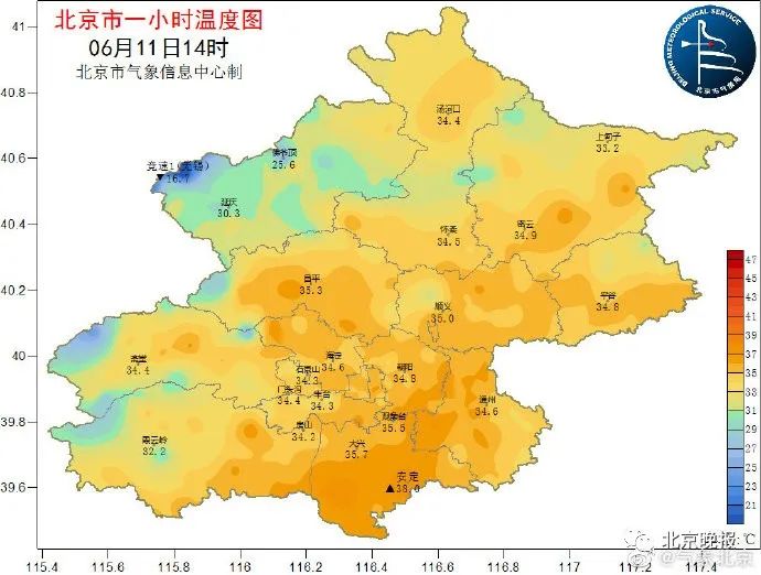 35℃！北京发布今年首个高温蓝色预警