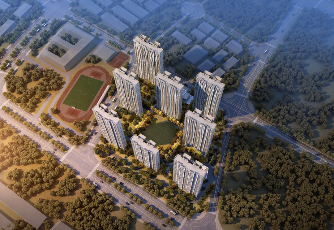 新城时光印象鸟瞰图