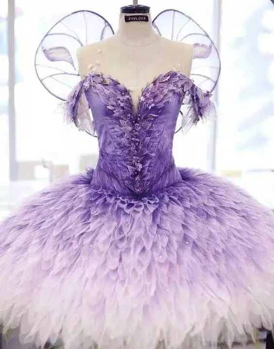 十二星座紫色长礼服图片