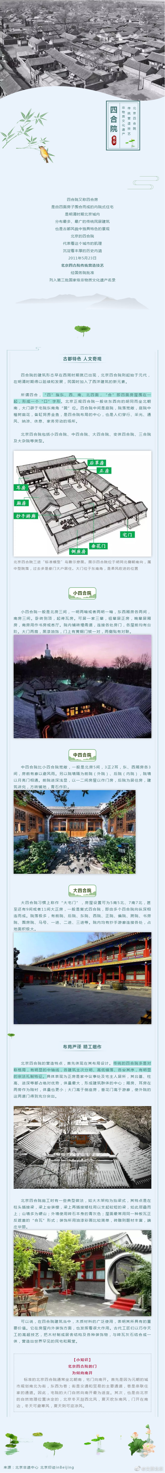 非遗时光-四合院大门为何朝南开 大宅门有何讲究 北京四合院里的门道