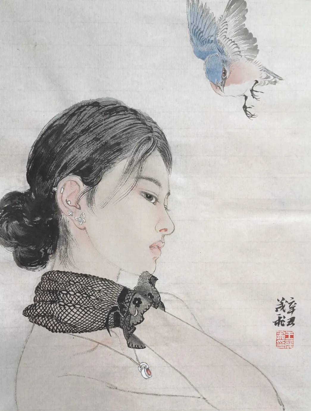 明净清纯 雅正闲适:谈王茂飞时尚少女小品系列