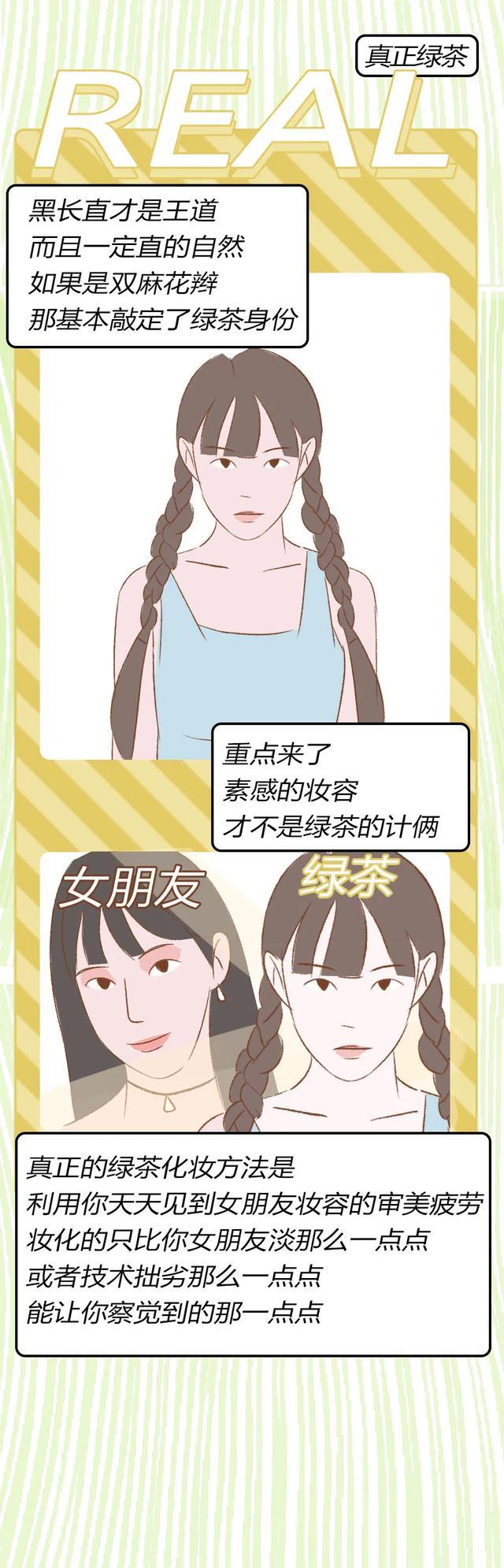 漫画:现代绿茶女"行为模式,男生该看看,以免上当受骗