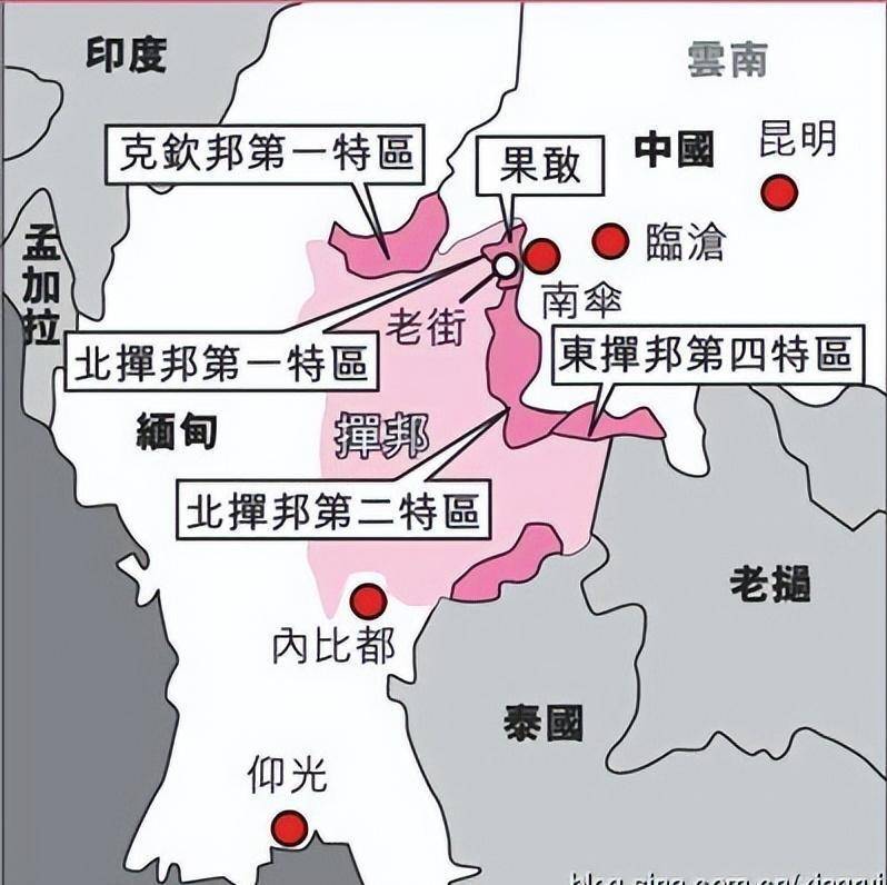 缅甸小勐拉地图图片