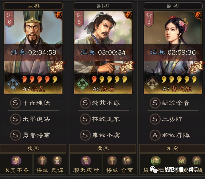 三国志战略版程昱徐庶三势骑,另类黑科技阵容!