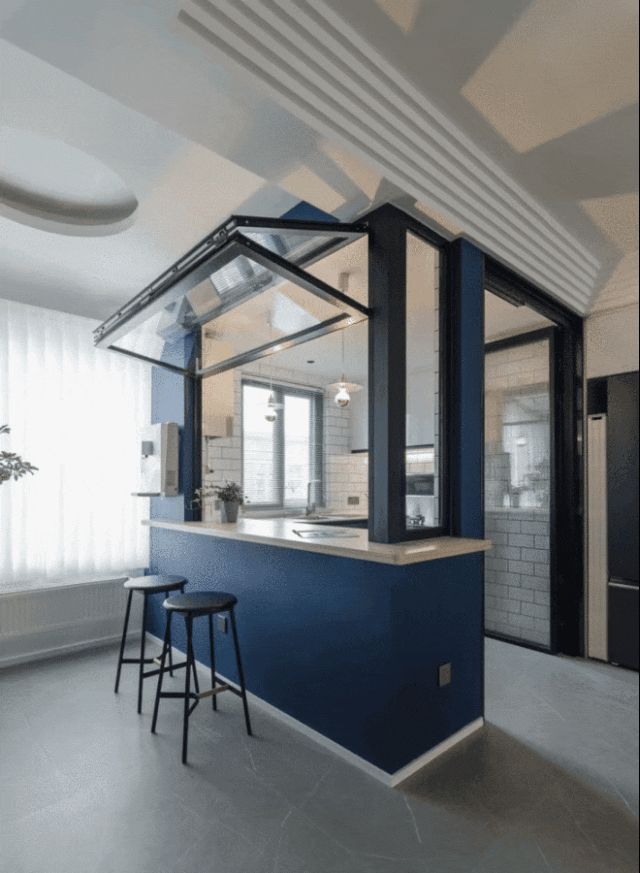 厨房门联窗,满足采光和空间价值