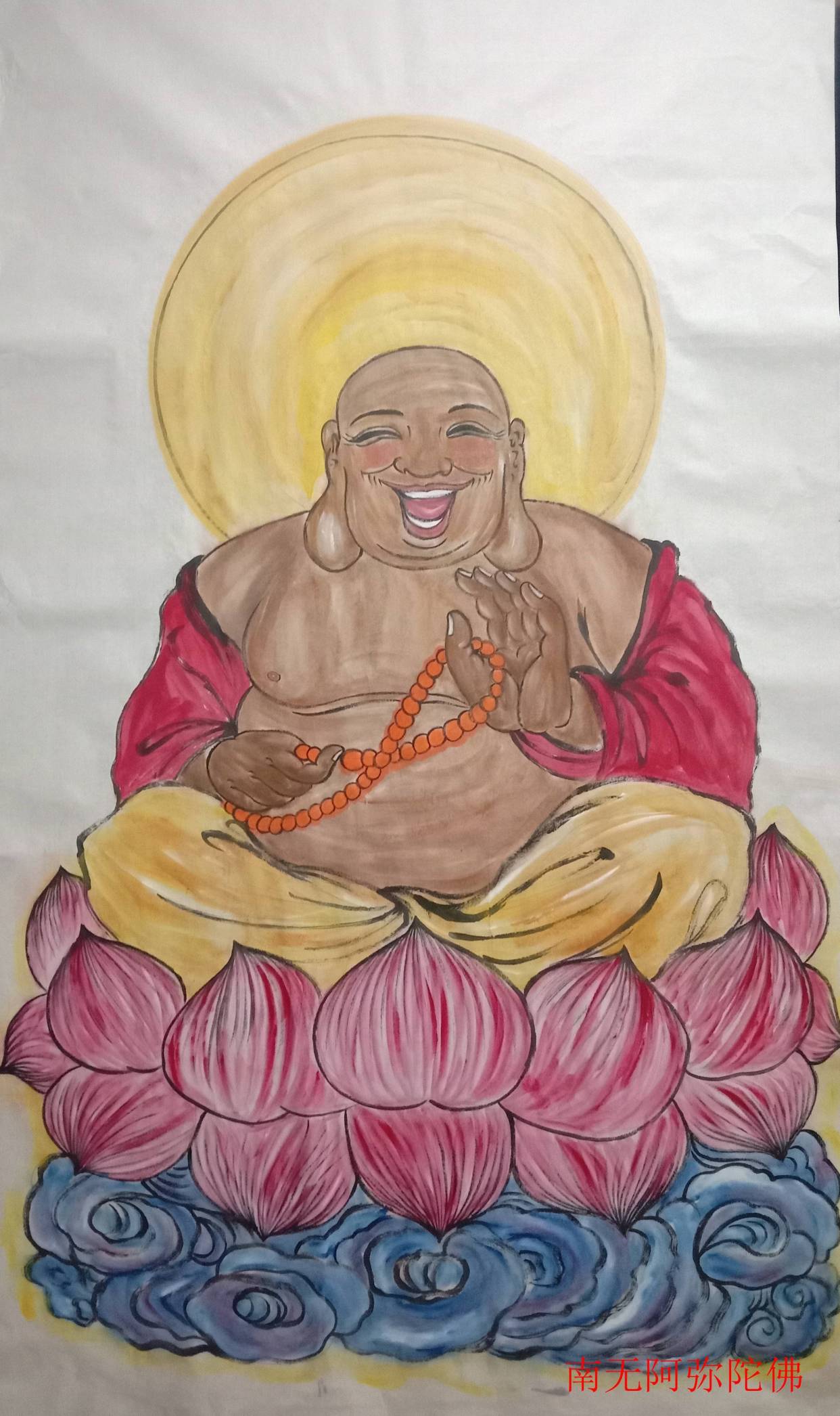 钟馗画家杨汉武——阿弥陀佛画像精选