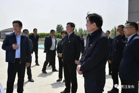 冯其谱来贾调研党史学习教育和重大项目建设工作