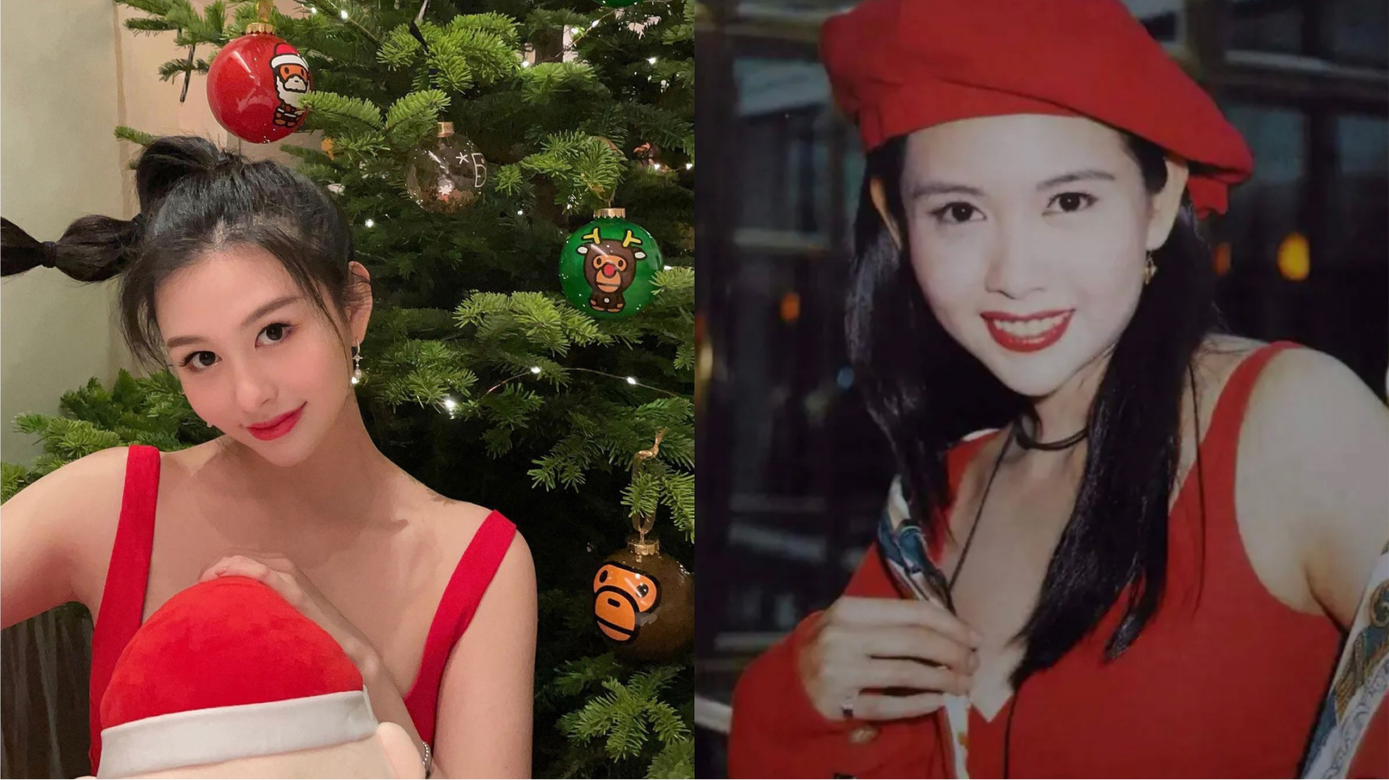 邱淑贞大女儿沈月晒素颜照,黑眼圈抢镜略显憔悴,化妆前后差别大