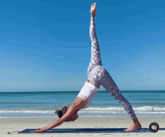 1套流瑜伽序列,暴汗减肥效果显著!