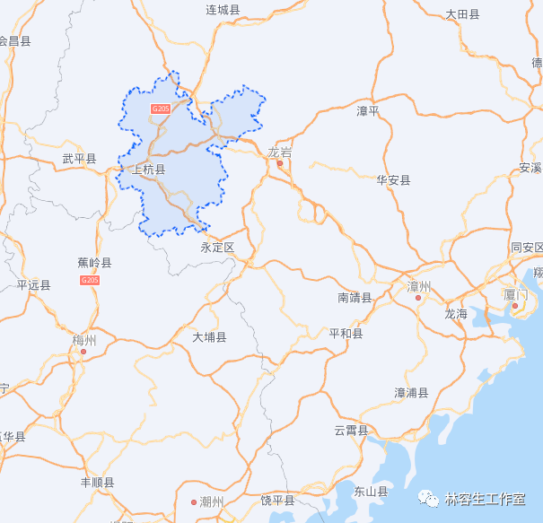 上杭地图乡镇图片