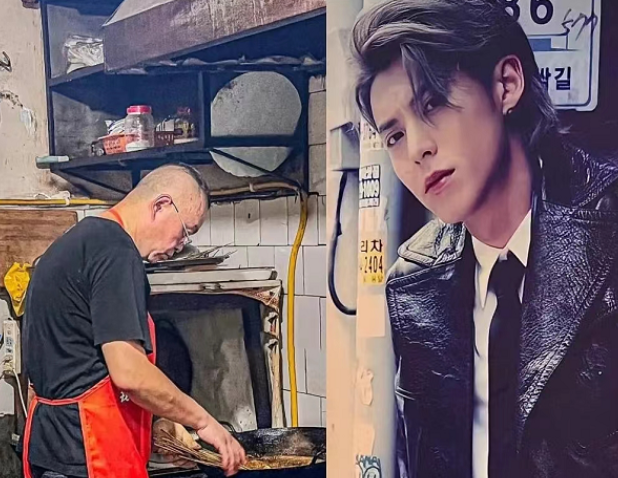 王鹤棣开大g,父亲却坚持开炸串店,看到棣爸颜值:没搞错吧?