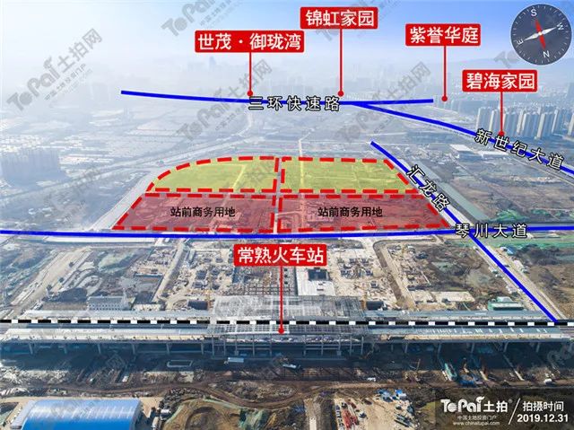 可直通大上海!常熟城铁片区再挂大体量商住地,起始价29亿元!