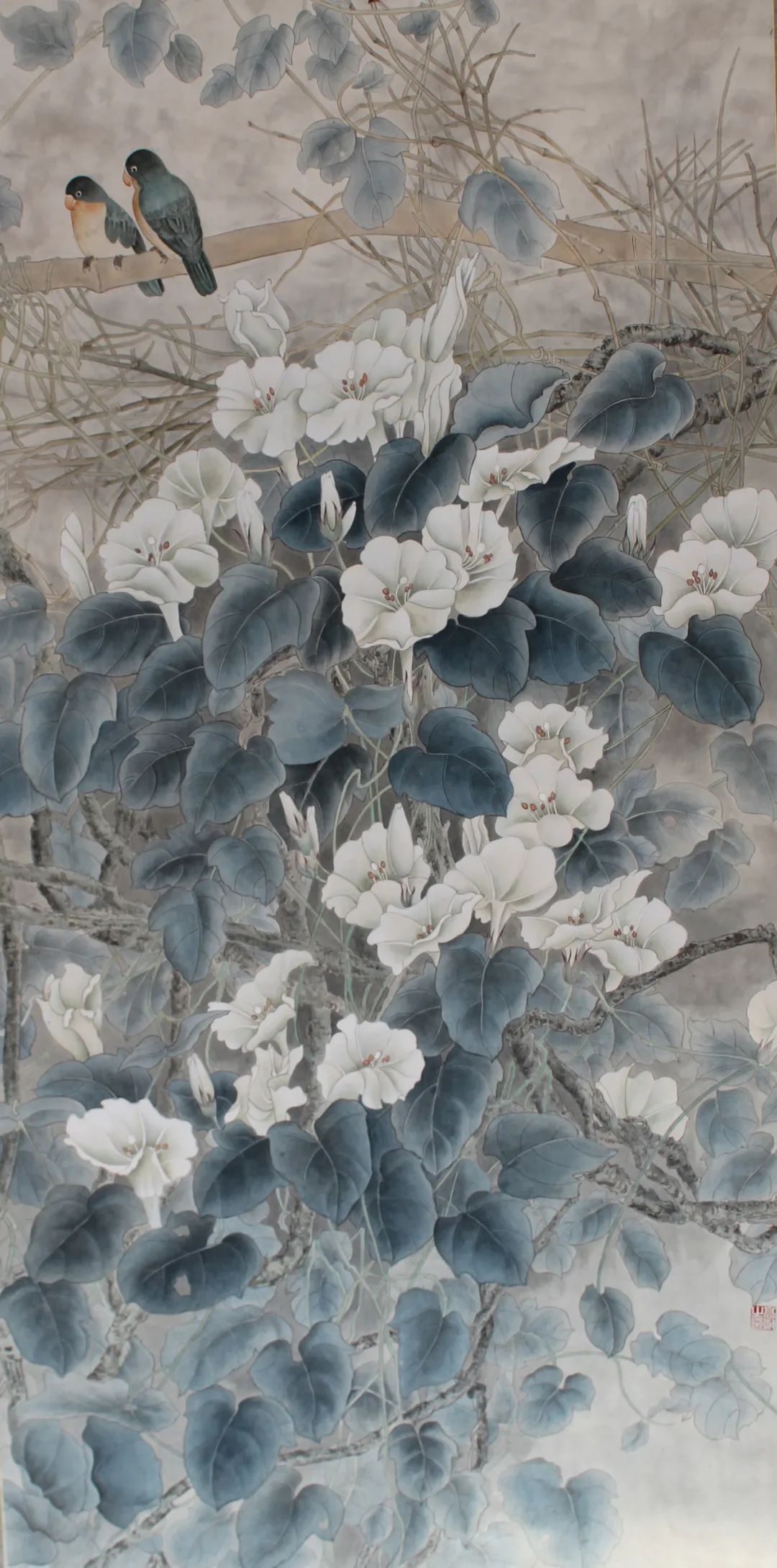 开原市美协副秘书长,女画家高敏工笔花鸟画作品欣赏