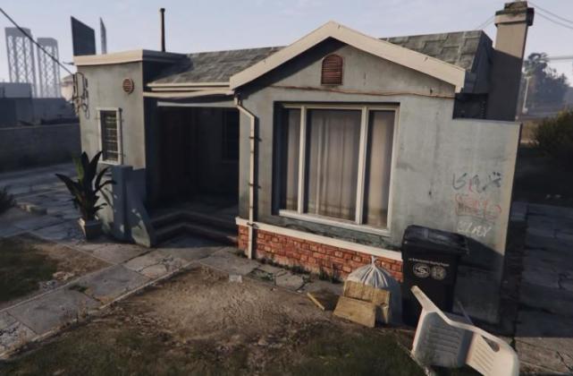 在《gta5》中重返葛洛夫街,寻找cj老家的位置,瞬间泪目!