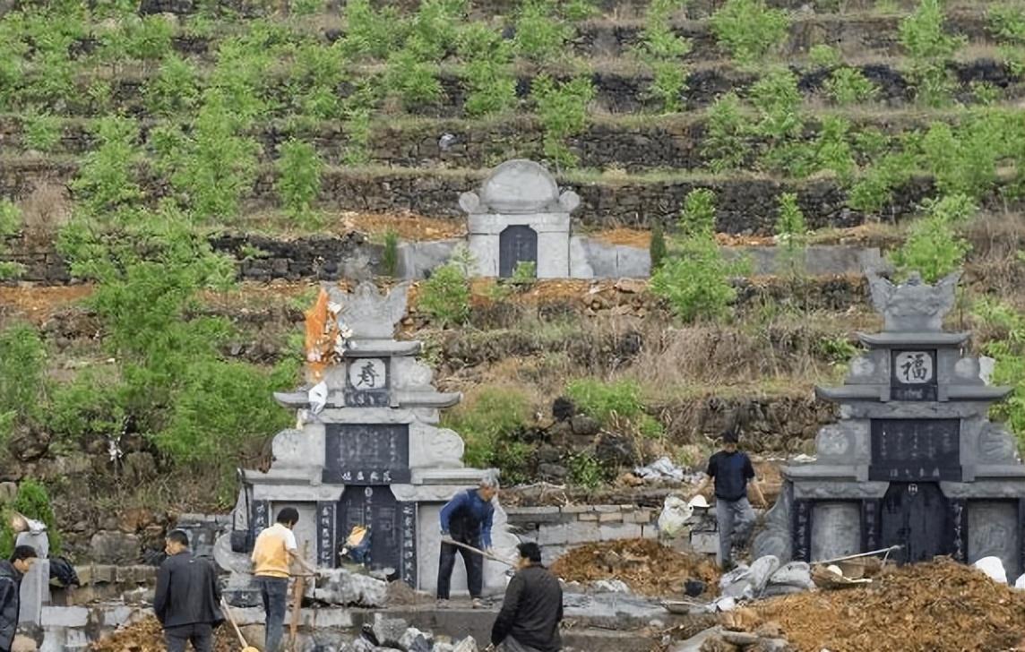 中国农村坟墓样式图片图片