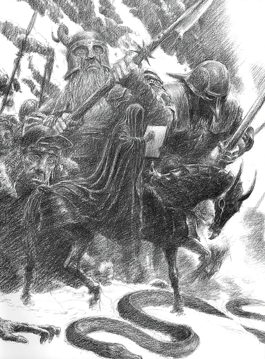 魔戒插画系列—艾伦·李