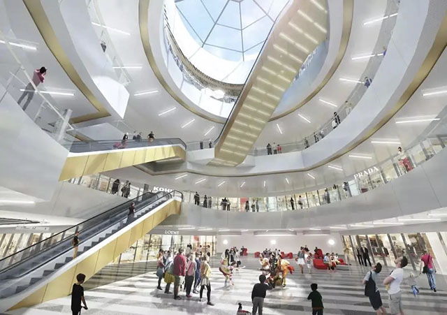 上海复地·万科活力城设计鉴赏:购物体验与公园主题完美地结合