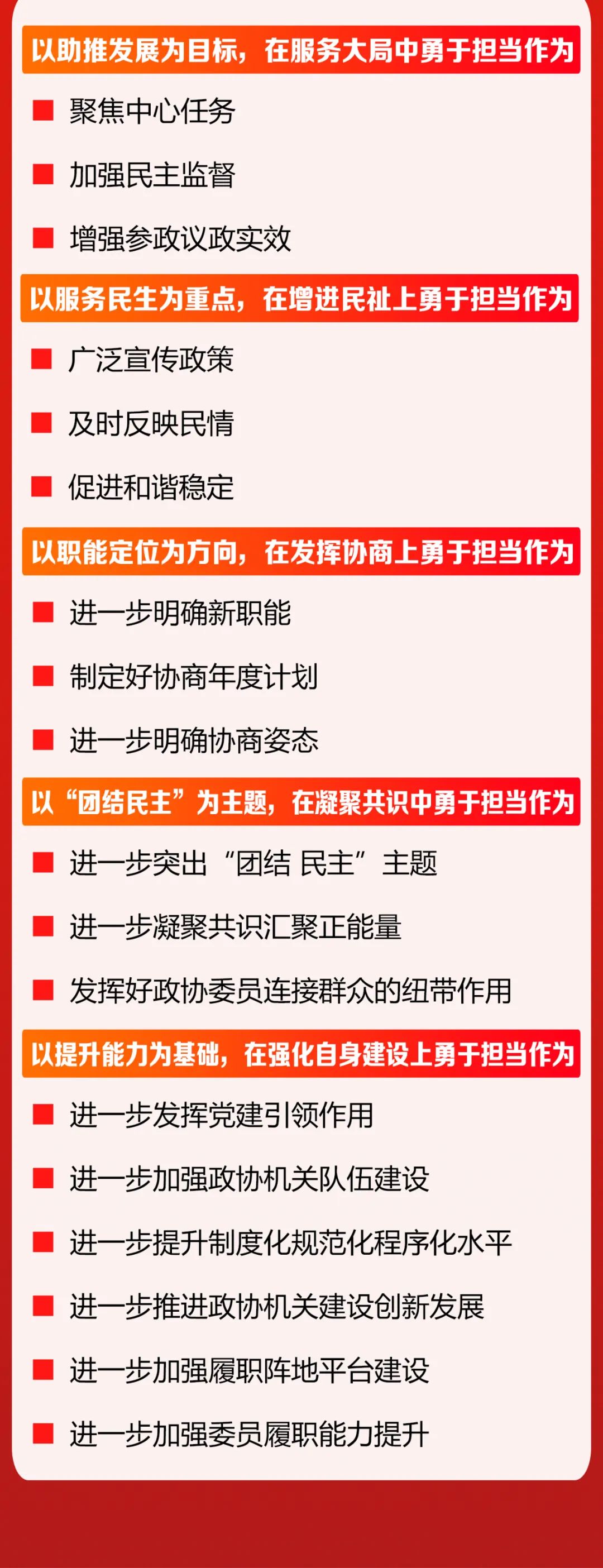 一图读懂!政协工作报告