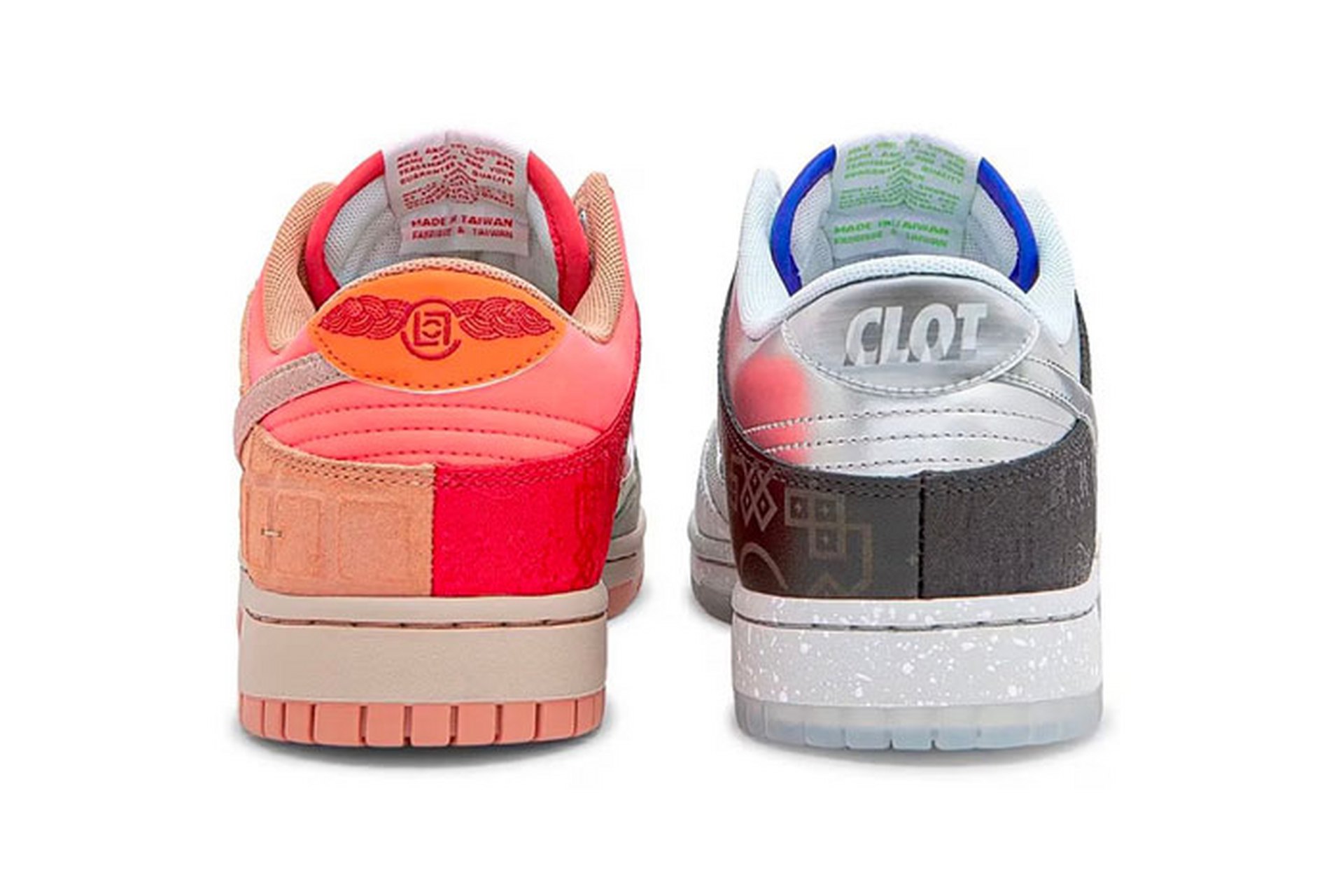 陈冠希主理潮牌 clot 与耐克合作的全新联名鞋款 clot x nike dunk