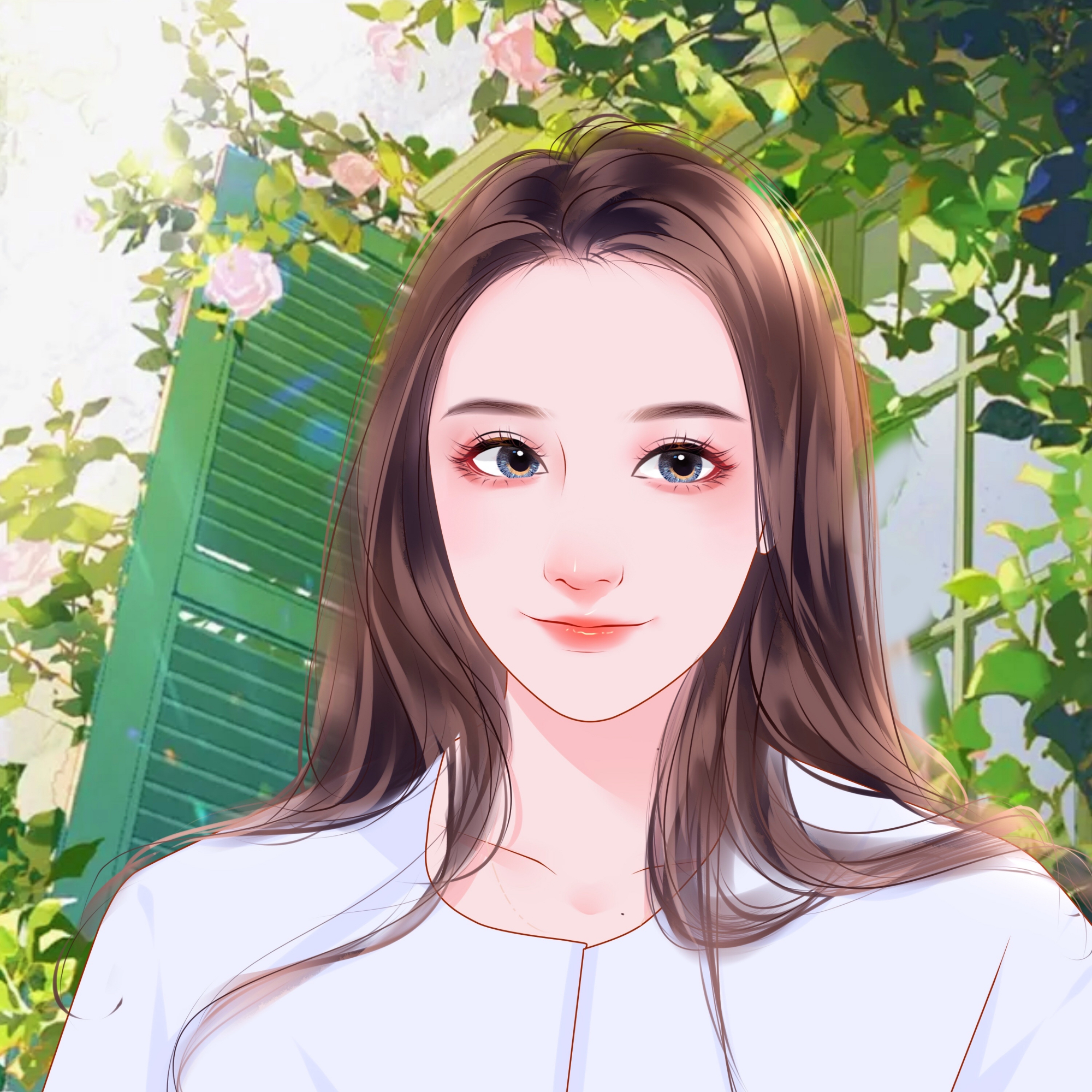 漫画图片,温馨唯美手绘头像,简单个性生活态度