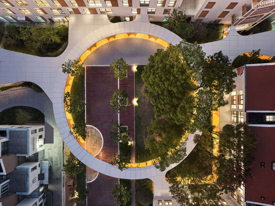 「嘉定华旭幼儿园」围合式布局,打造高标准的幼儿园