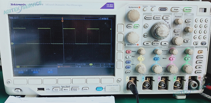 泰克mdo3014示波器开机黑屏维修