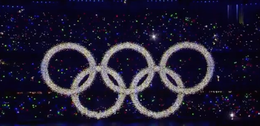 绚丽五环奥运五环如何出现都备受关注每届奥运会的开幕式奥运五环呈