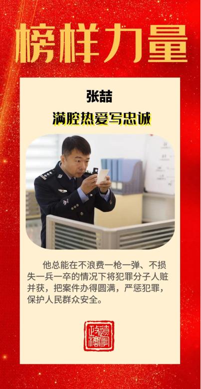 【榜样力量】张喆:满腔热爱写忠诚