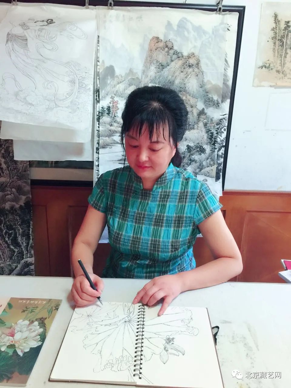 「藏艺网」重点推荐著名书画家黄青玲