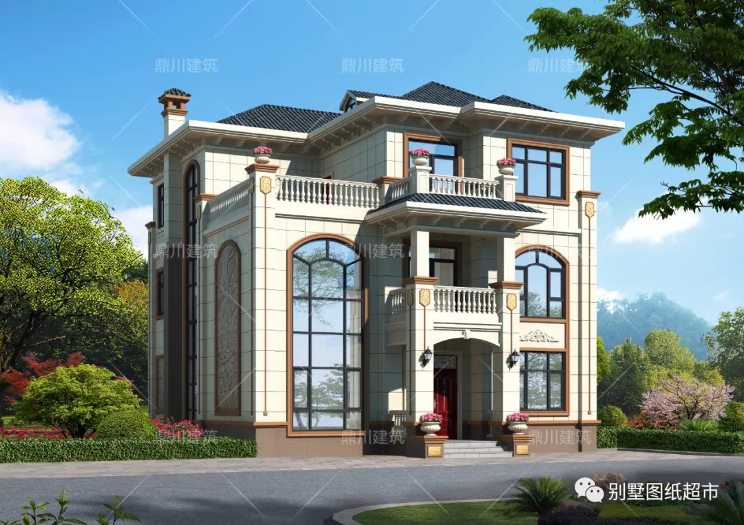 30万造价3款农村别墅,占地不大颜值高,村里人都夸好