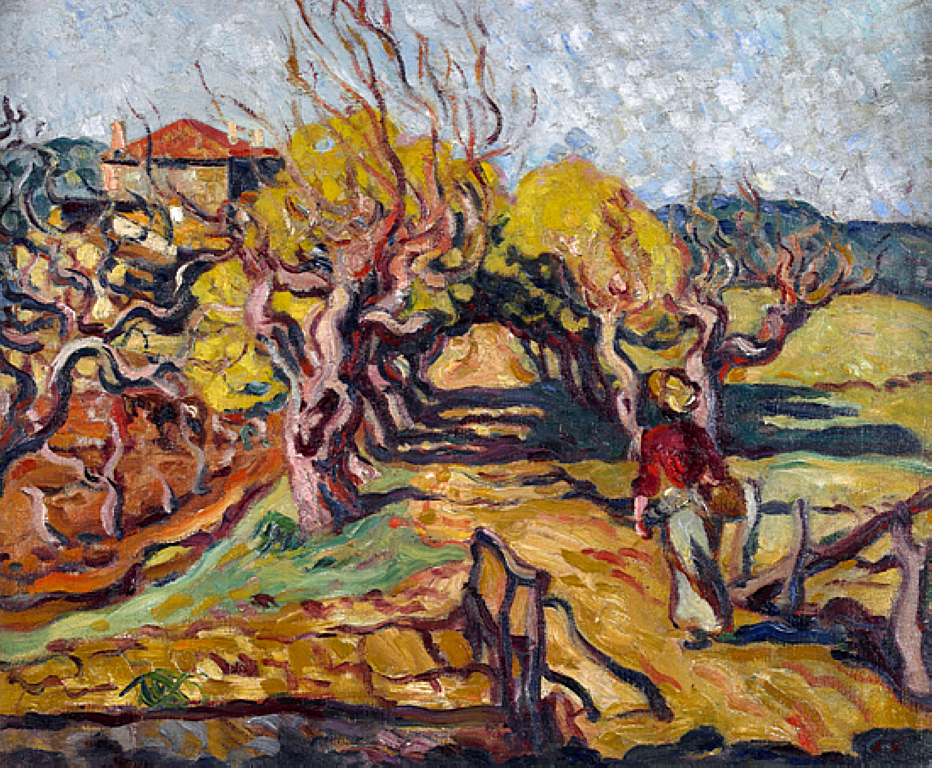 笔触粗犷色彩令人陶醉的法国野兽派画家路易斯·瓦尔塔特风景作品