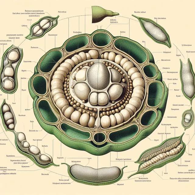 蚕豆种子形态结构图片