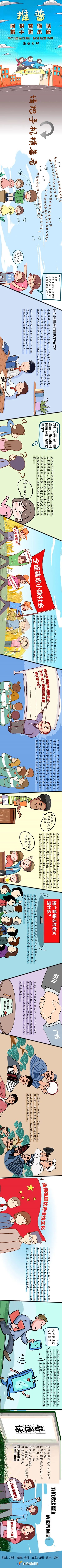 漫画图解|同讲普通话 携手进小康