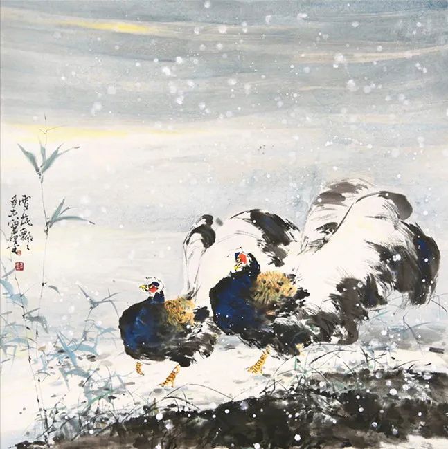 李多木花鸟画作品欣赏