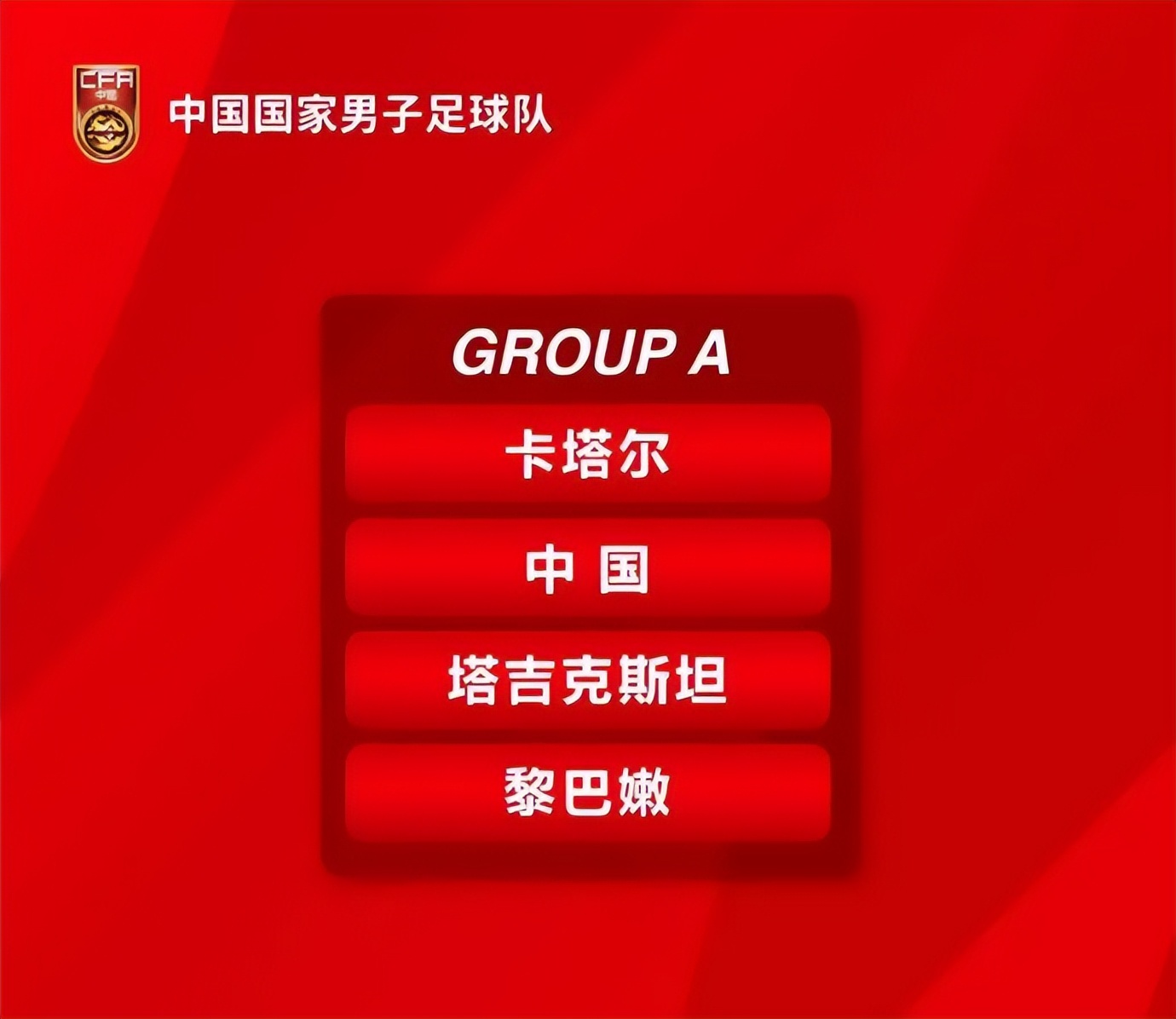 国足亚洲杯赛程出炉:不谈签运,只看态度!
