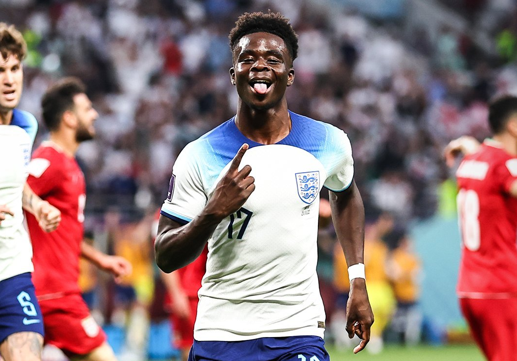 英格兰6-2大胜亚洲霸主伊朗,萨卡梅开二度,亚欧足球差距太大了