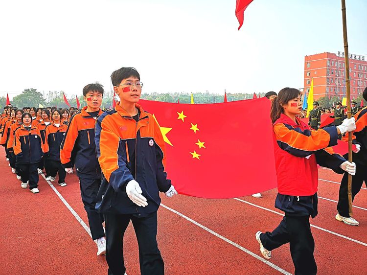 上蔡县苏豫中学举行2022年秋季田径运动会