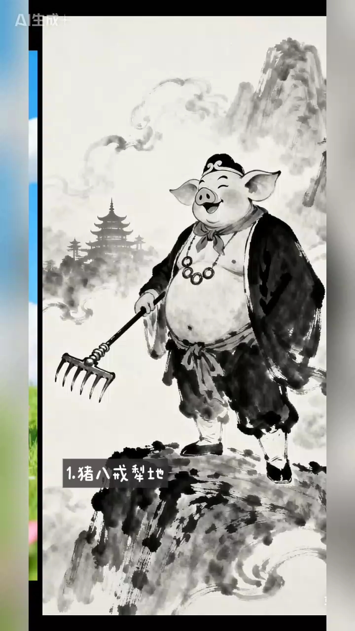 猪八戒的不同形象