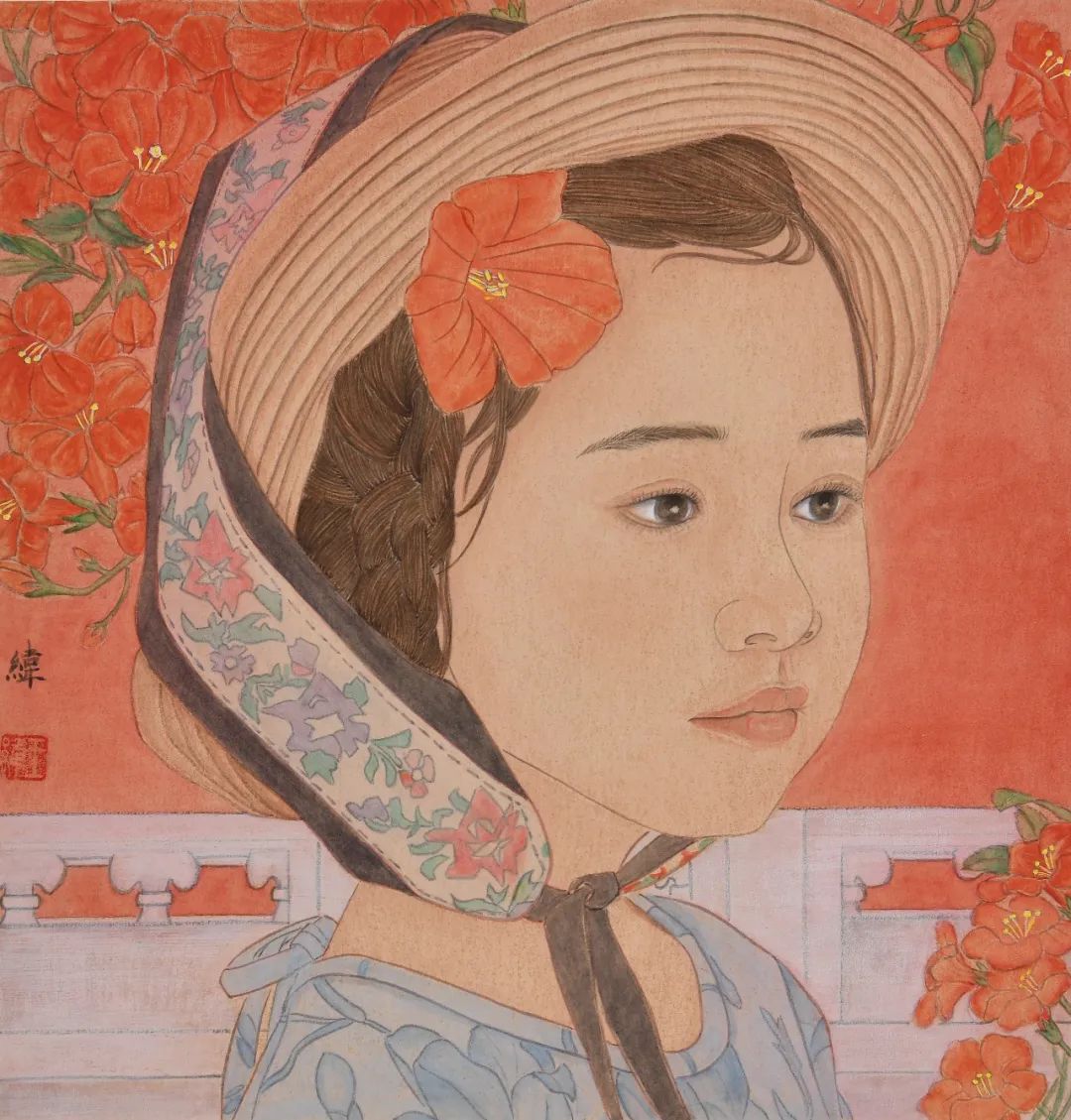 动人心弦的工笔柔情丨王纬