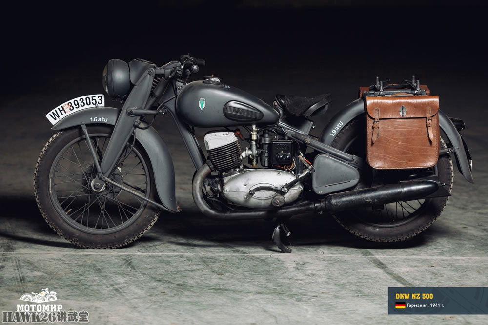 dkw nz500摩托车 二战德军重要装备 消逝在历史长河中的著名品牌