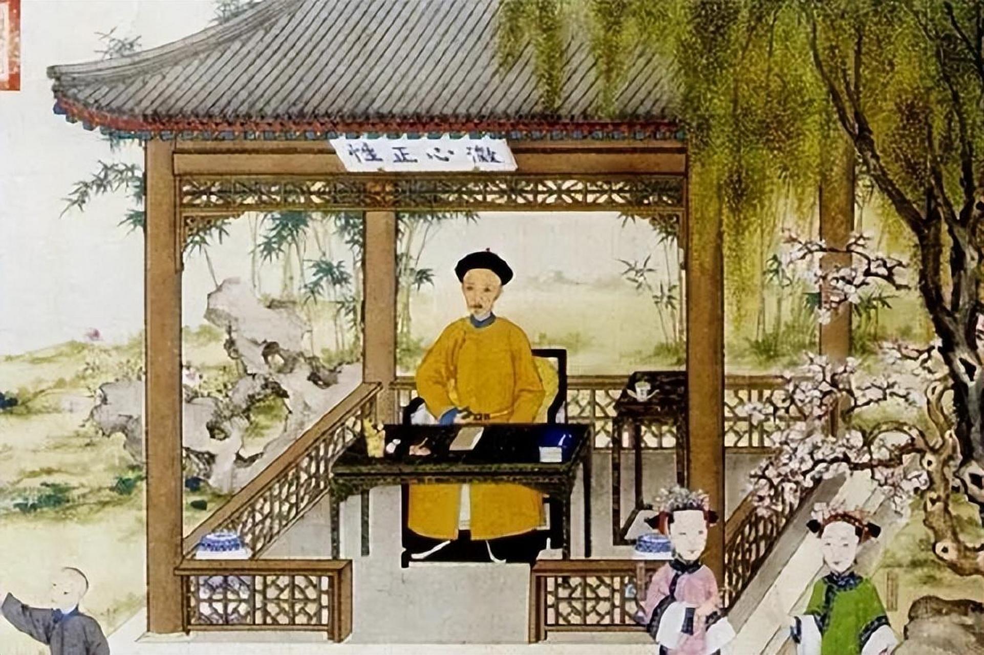 道光皇帝是一位以节约出名的皇帝,他穿着打着补丁的龙袍,吃着不放油的